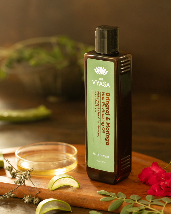 Bringraj and Moringa Hair Revitalizing Oil